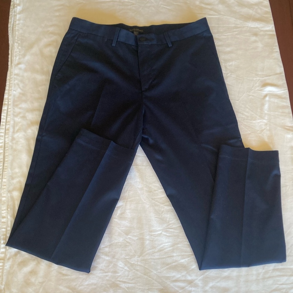 Banana Republic Tapered Navy Dress Pants - Size 33x32 Mens